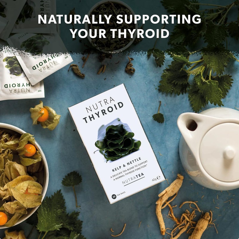 Nutra Tea NUTRATHYROID Thyroid Health Tea with Kelp & Nettle - 20 Enveloped Tea Bags - Image 5